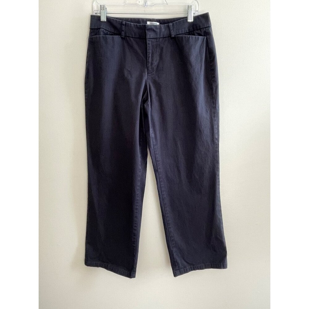 Dockers Ideal Fit Chino Pants Womens 10P Navy Metro Pant Career